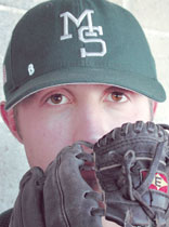 Senior pitcher Nick Davis moved from Iowa to play baseball with Missouri Southern.
