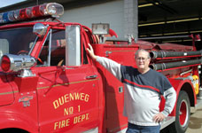 Earl Goddard, junior paralegal major, began his career as a firefighter at the Duenweg Volunteer Fire Department.

