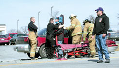 A two-vehicle collision occurred March 2 at the intersection of Newman Road and Southern View Drive.
