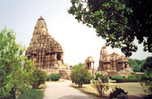About 40 Hindu temples remain in Khajuraho, Madhya Pradesh. Some are more than 1,000 years old.
