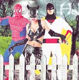 comic book characters such as Spiderman, Catwoman and Space Ghost, are only one of this yearÂ´s most popular adult Halloween costume thrends.
