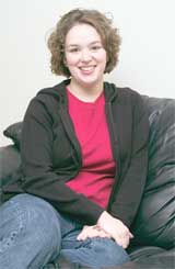 Rachel mastin, senior theatre major, has performed in 16 plays at Missouri Southern.
