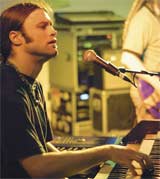 Jack Kickner plays keyboard and Hammond organ for The Schwag.
