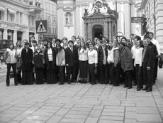 Bud Clark, music department head, and a choir of 48 students experienced the history of Vienna, Austria while performing in the St. Peters Cathedral.
