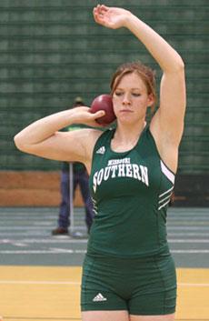 Lions thrower Jessica Selby earned a spot at the NCAA Division II national meet. She was named MIAA Athlete of the Week for the second straight week.
