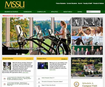 The new mssu.edu
