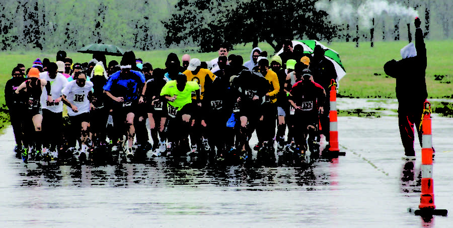 Despite the rain April 27, runners showed up to participate in the 75th anniversary 5k run. The race took place on Southern’s campus starting in the parking lot behind Leggett & Platt Athletic Center and finishing by the tennis courts. The entry fee was $25 per runner.
