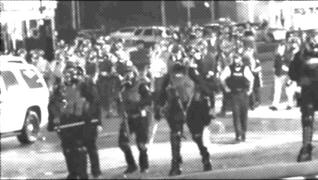 Law enforcement attempt to restore order to Ferguson