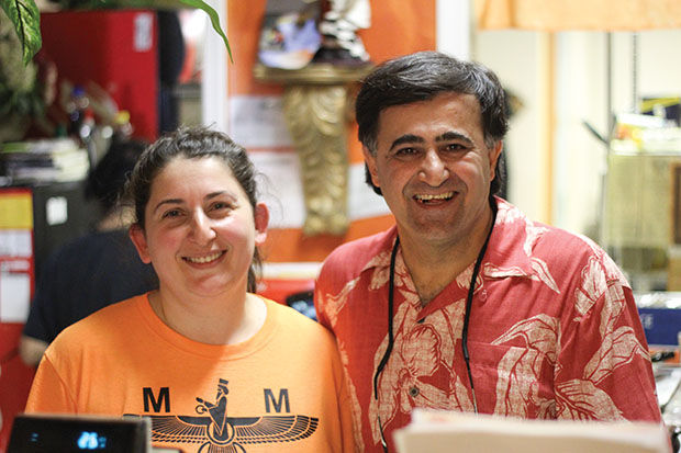 Minoo Alvandi and her husband Mehrdad Alvandi, onwers of their family business, The M&M Bistro located at 407 Main street on Wednesday, Sept. 10.