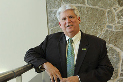 Alan Marble takes over as fifth official University president after serving as interim president for academic year 2014