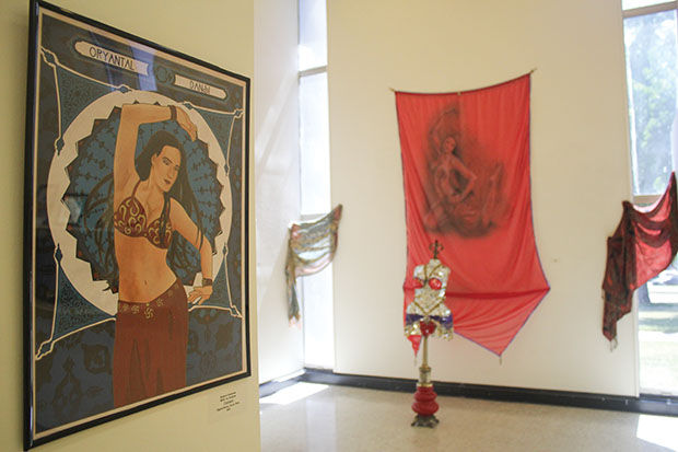 Art installation by senior art major, Sandra Conrad displayed earlier this fall shows prime examples of the textiles that will be presented at another Turkey themed event on Nov. 2.