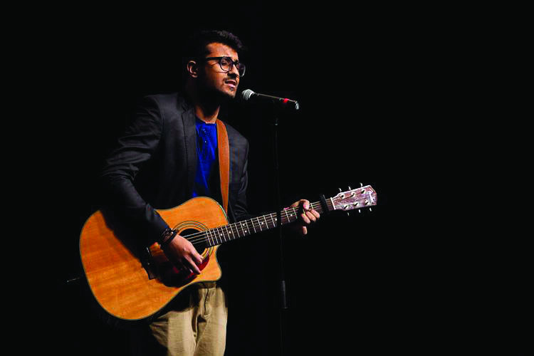 Adita Malhotra performs during last years talent show in Taylor Auditorium.
