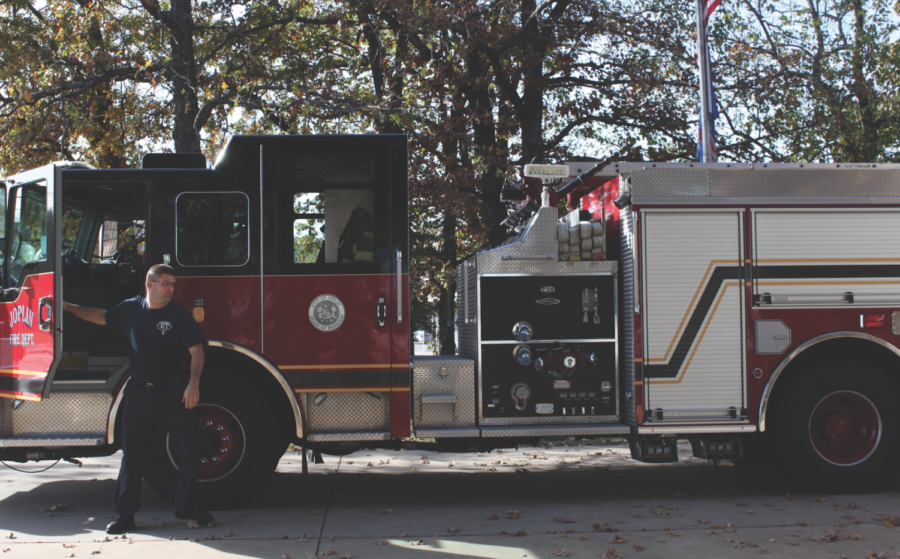 The Joplin Fire Department can pinpoint emergencies on Missouri Southern’s campus more quickly and accurately thanks to the Universities emergency com- munications system. 