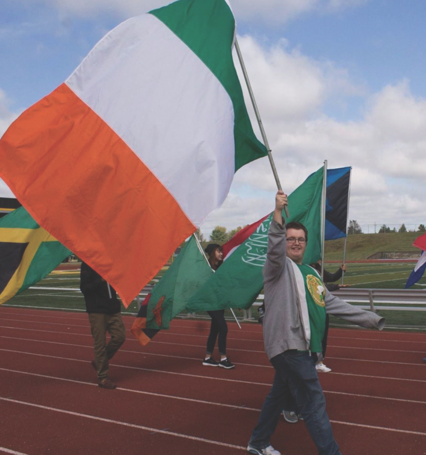 Ryan Brown, of Northern Ireland, participated in Missouri Southerns homecoming events with a slew of other international students.