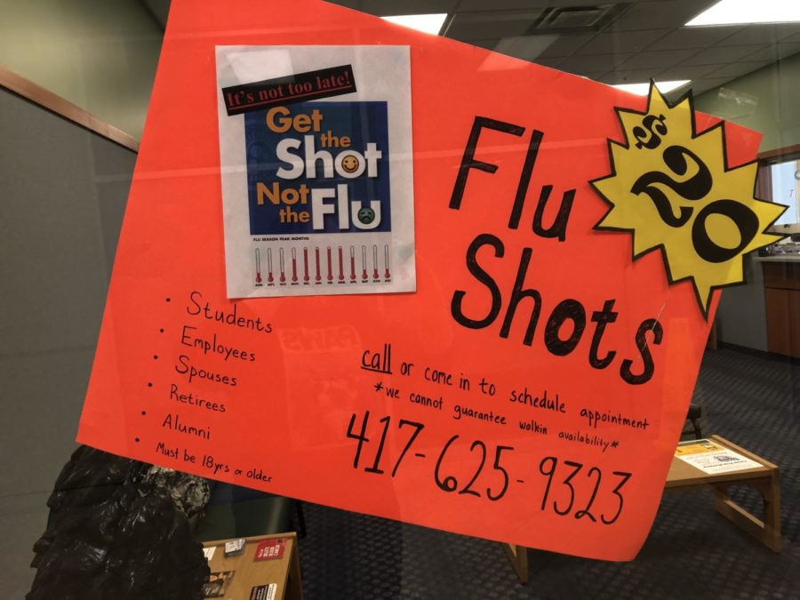 Southern’s Wilcoxon Health Clinic is still offering low-cost flu shots, which the CDC and the medical community agrees that it is not too late to get. Though it is less effective than this year than in other years, it can lessen your symptoms if you do get the flu despite getting the shot.