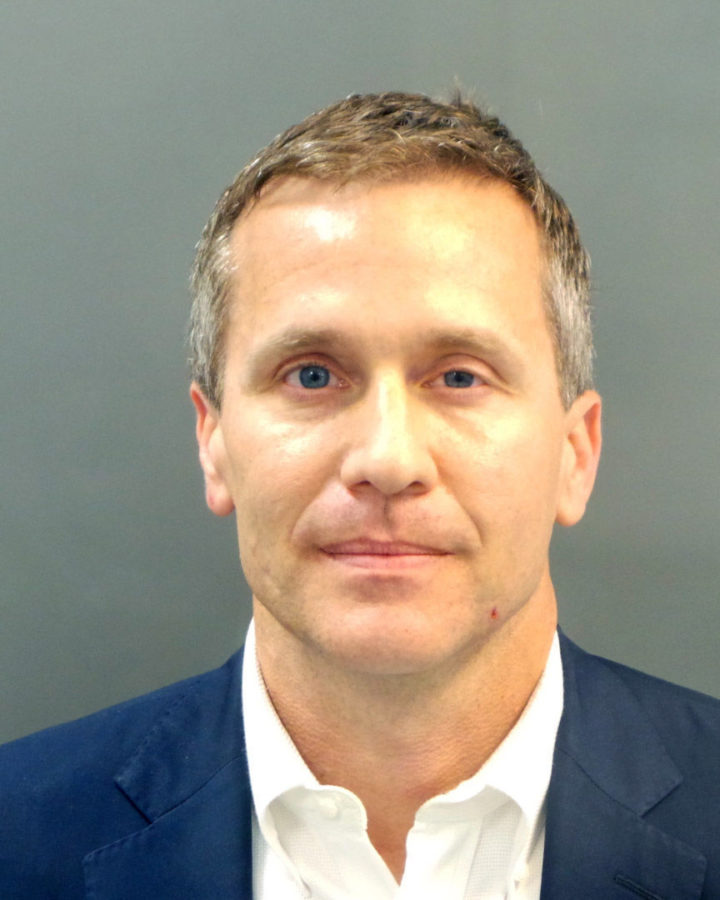 Gov. Eric Greitens was booked and processed by the St. Louis police on February 22. 