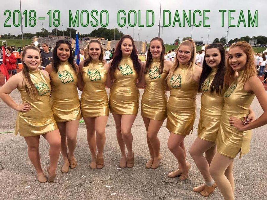 Members of the Southern Gold dance team before the first home game of the 2018-19 football season.Courtesy photo