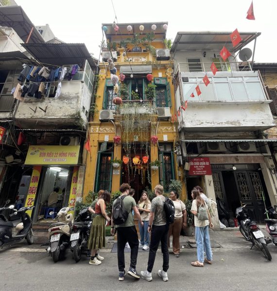Students experience the culture in Vietnam